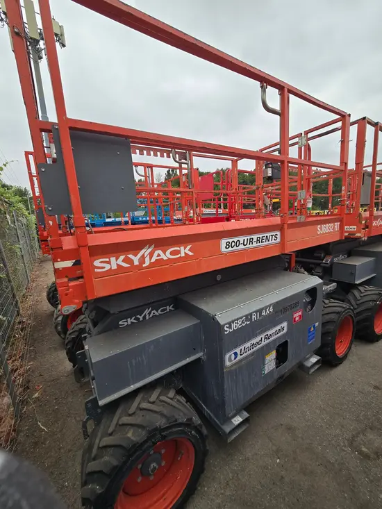 2019 Skyjack SJ6832RT Rough Terrain Scissor Lift