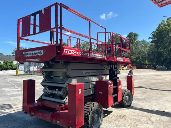 2018 MEC 6092RT Rough Terrain Scissor Lift