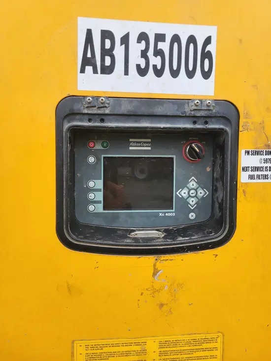 2015 Atlas Copco XRVS1350 T4 Air Compressor