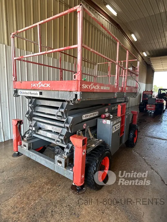 2018 Skyjack SJ8841RT Rough Terrain Scissor Lift
