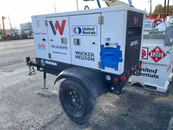 2022 Wacker Neuson G25 T4F Diesel Generator