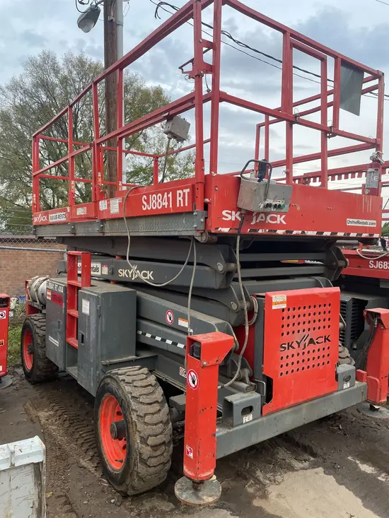 2018 Skyjack SJ8841RT Rough Terrain Scissor Lift
