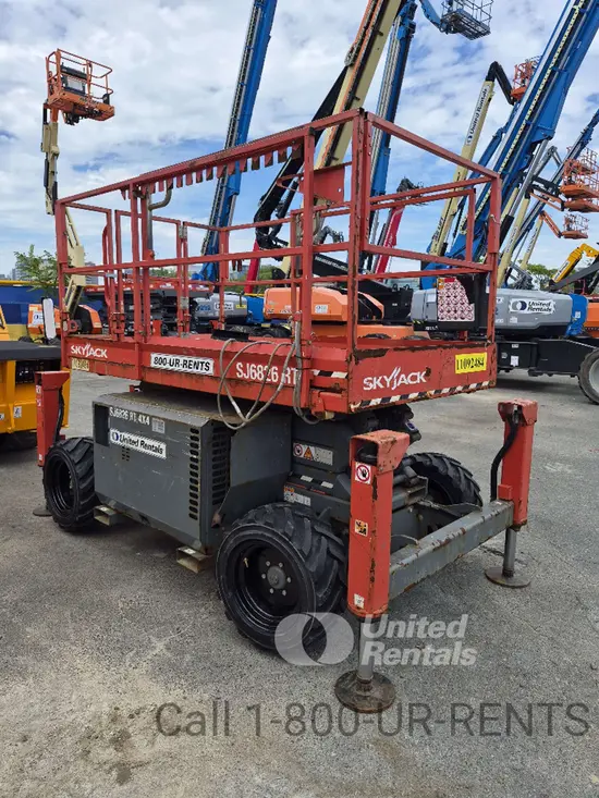 2020 Skyjack SJ6826RT Rough Terrain Scissor Lift