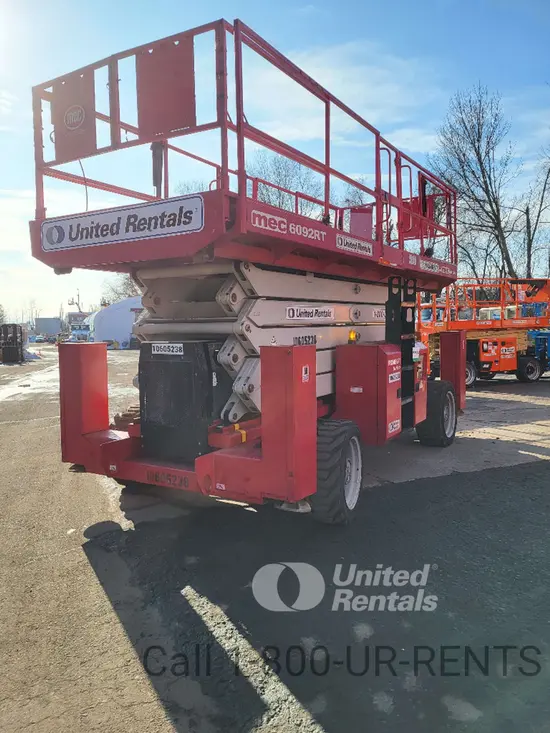 2017 MEC 6092RT Rough Terrain Scissor Lift