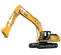 Orange and gray KOBELCO 71,000-84,000 lb. Excavator