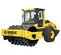 Yellow Bomag Ride-on Single Padfoot Drum Vibratory Roller