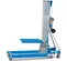 Blue and Silver Genie 700-1,000 lbs. 13-15 ft. manual material lift