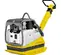 Yellow Wacker-Neuson reversible vibratory plate compactor