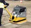 Yellow Wacker-Neuson Reversible Vibratory Plate Compactor