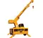 Yellow BRODERSON Carry Deck Crane, 8.5-9 Tons