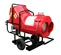Red and black CAMPO Indirect Heater 400,000 BTU, Natural Gas