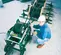 Green and gray GREENLEE Cable Feeder, 3.5 in. Diameter Cable