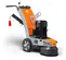Orange Husqvarna Walk-Behind Concrete Grinder