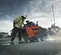 Orange Husqvarna Walk-Behind Concrete Saw
