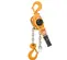 Yellow and black and silver KITO Come-Along, 3 Ton