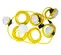 Southwire 50 foot light string with round white lights and a yellow cord