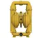 Yellow VERSAMATIC Diaphragm Pump, 3 in., Air Operated