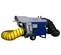 Blue and yellow Frostfighter indirect fire heater