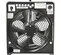 White and black HEATWAGON Heater, 65K BTU, 240v/1ph, Electric Powered