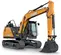 Orange and gray CASE 29,000-30,000 lb. Excavator