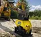 Yellow and black Vibratory Plate Compactor Attachment for Mini Excavator