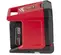 Red and black Milwaukee portable LED light