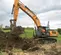 Orange and gray CASE 71,000-84,000 lb. Excavator