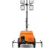 Orange and black GENERAC Light Tower Towable (flagger Dot Spec)