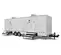 White Satellite 10-Station Restroom Trailer with 4 Sinks