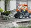 Orange JLG Skytrak variable reach forklift