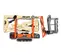 Orange JLG electric Atrium Lift