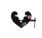 Black AMH Hoist Beam Clamp, 5 Tons, 3 in.-12 in. Beam Flange Width