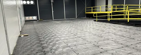 HDPE plastic panel flooring