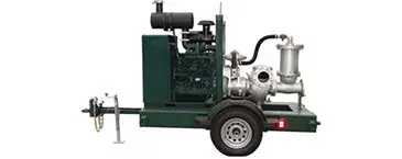 Vacuum Assisted Pump, 6 in., Stainless Steel, Diesel Powered