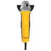 Yellow DeWalt electric angle grinder