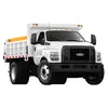 White Ford dump truck
