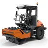 Orange and black Hamm 54 in. 7.7 ton Ride-on Single Padfoot Drum Vibratory Roller