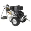 silver and Black Mi-T-M 3,500 psi pressure washer