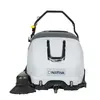 White and black Nilfisk 36 inch gas powered Walk-behind Sweeper