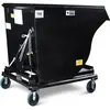 Black STARINDUS Concrete Hopper, 6,000 lbs., 2-yard Capacity