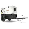 White and black GENERAC 36-40 kW Towable Generator, Tier 4 Diesel
