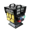 Black, yellow, blue, white red and celadon LEX 200 Amp Quad Box Cable Feeder Panel