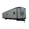 Brown, gray and white GENERIC 50 ft. by 10 ft. Office Trailer, 2 Offices, 1 Restroom