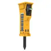 Yellow EPIROC 5,000 lb. Hydraulic Breaker Attachment for Excavator
