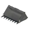 Gray Paladin 74 in. Tooth Bucket Attachment for Skid Steer