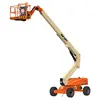 Orange and beige JLG telescopic boom lift