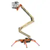 Beige and orange JLG Boom