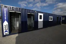 smart turnstiles on jobsite
