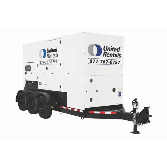 White 250kW towable generator