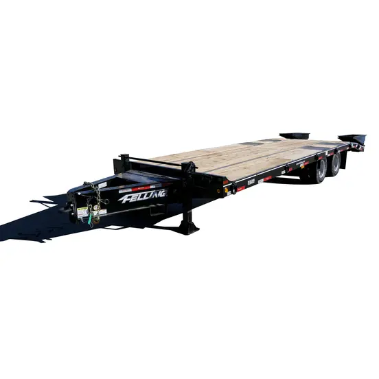 Black Felling Tandem Axle Equipment Trailer